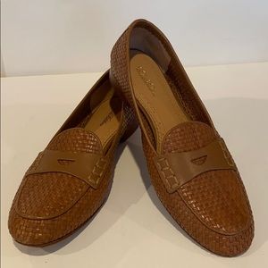 Brooks Brothers weaved penny loafers sz: 7.5
